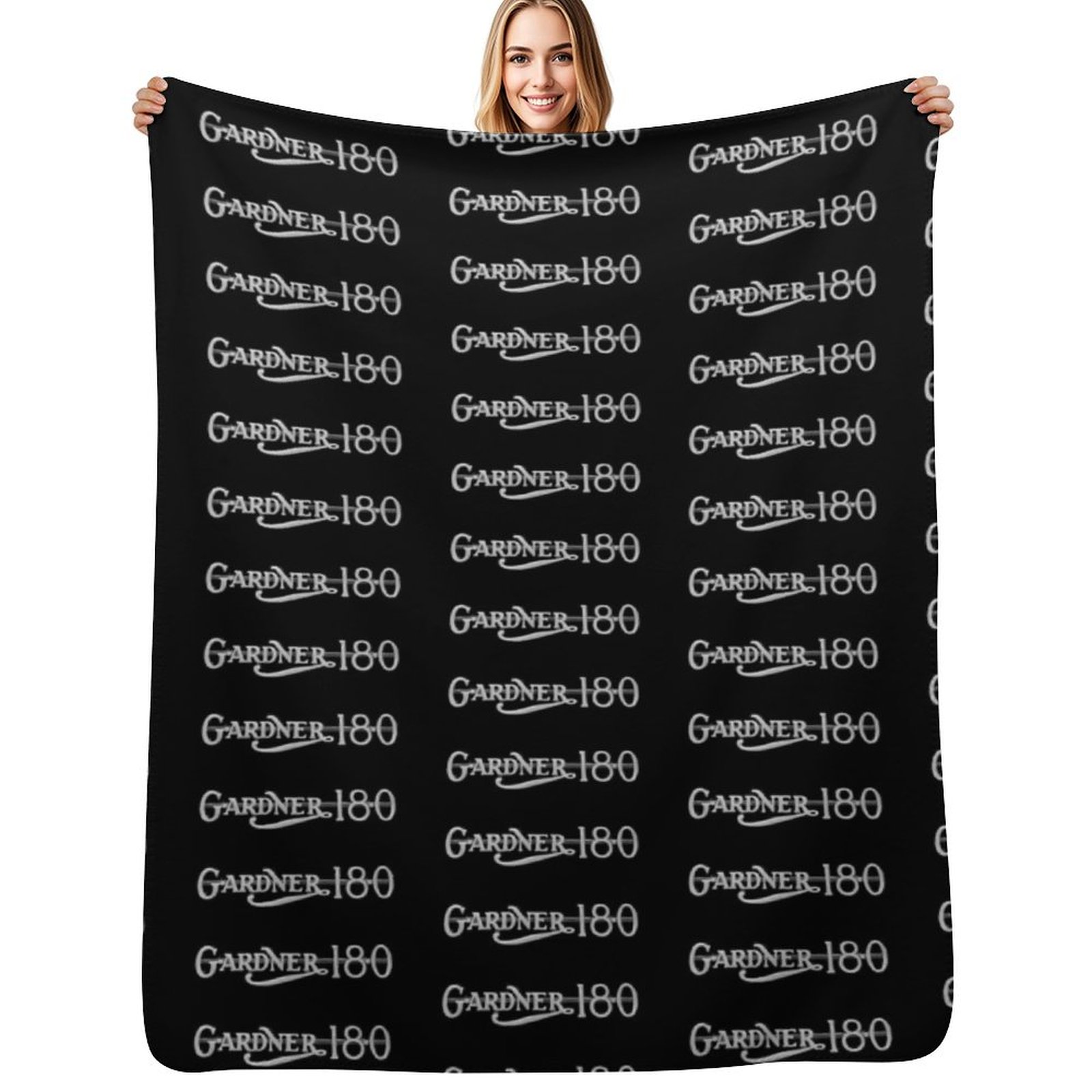 Commercial Fabric Printing - Couverture en flanelle vintage Gardner 180