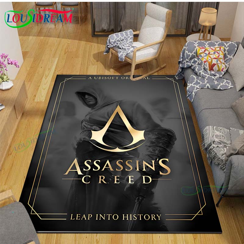 Commercial Printing Usa - Tapis imprimé Creed Valhalla, antidérapant, pour