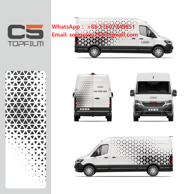 Commercial Printing Usa - Film publicitaire pour véhicule imprimé sur
