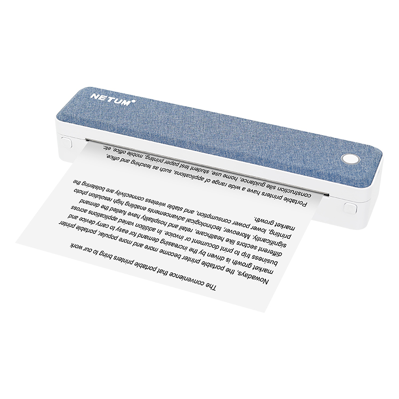 Commercial Document Printing - Imprimante thermique portable A4 Bluetooth pour
