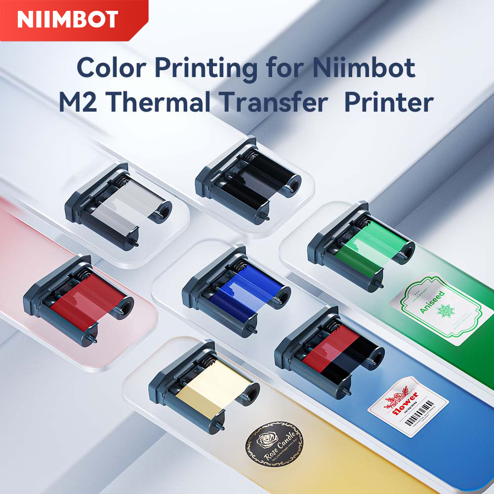 Commercial Printing Terms - Niimbot-Papier d'étiquettes de transfert thermique M2,