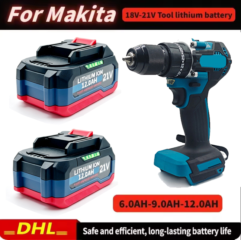 Makita Drill Ddf484 - Batterie au lithium rechargeable 18V 21V