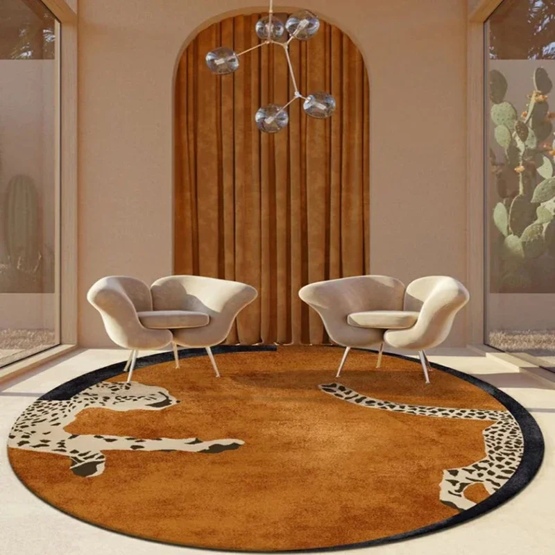 Commercial Printing Format - VIKAMA imprimé léopard chambre décor tapis