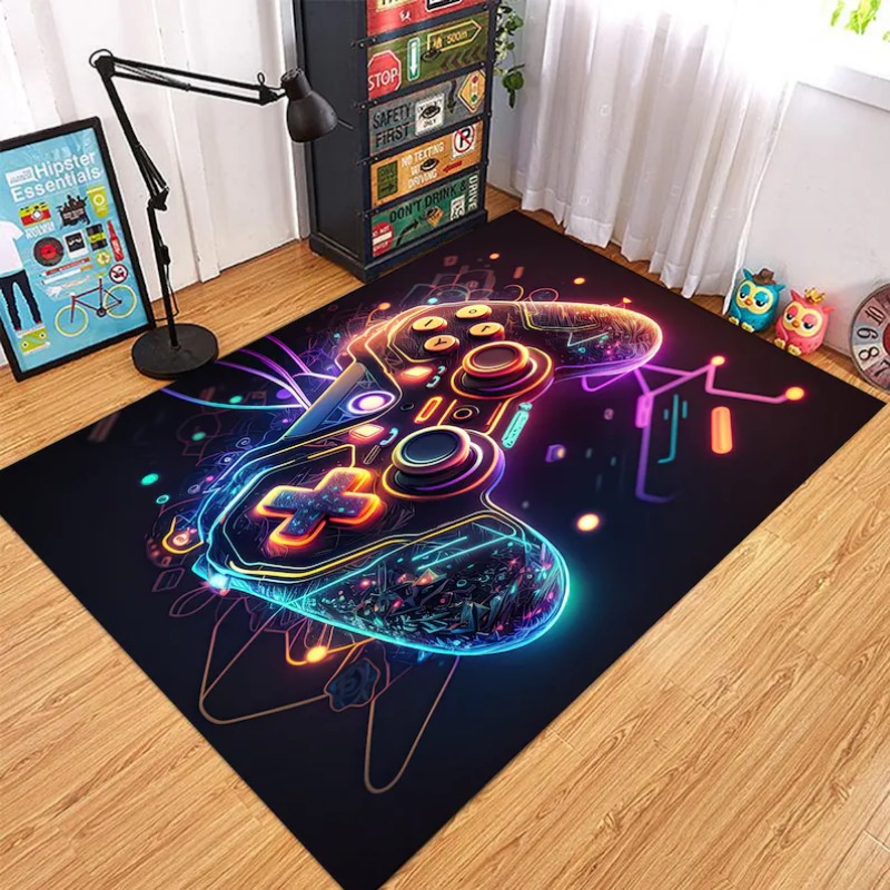 Commercial Printing Usa - Tapis de jeu Neon Glow, tapis