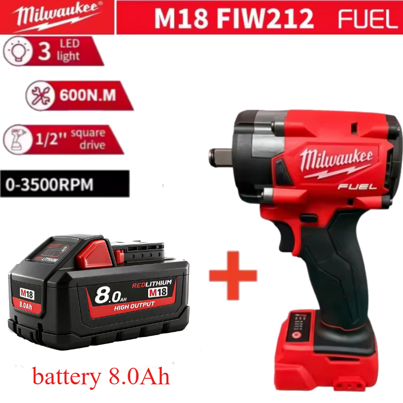 Clé à chocs Milwaukee FIW212 M - Milwaukee Drill M18 Fuel avis et prix