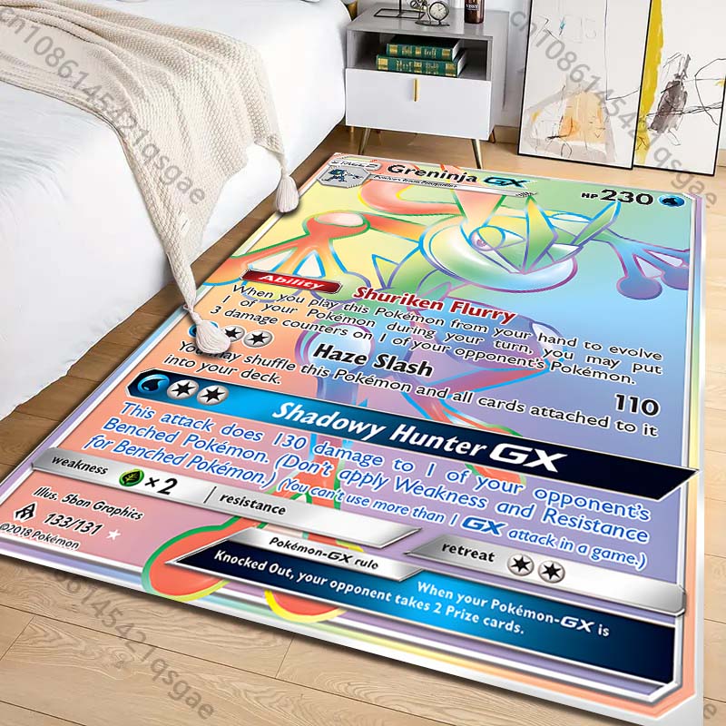 Tapis imprimé avec cartes Poké - Commercial Printing Format avis et prix