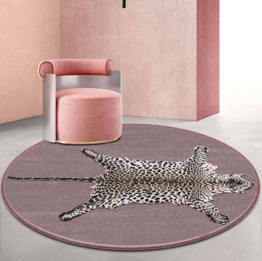 Tapis moderne imprimé léopard  - Commercial Fabric Printing avis et prix