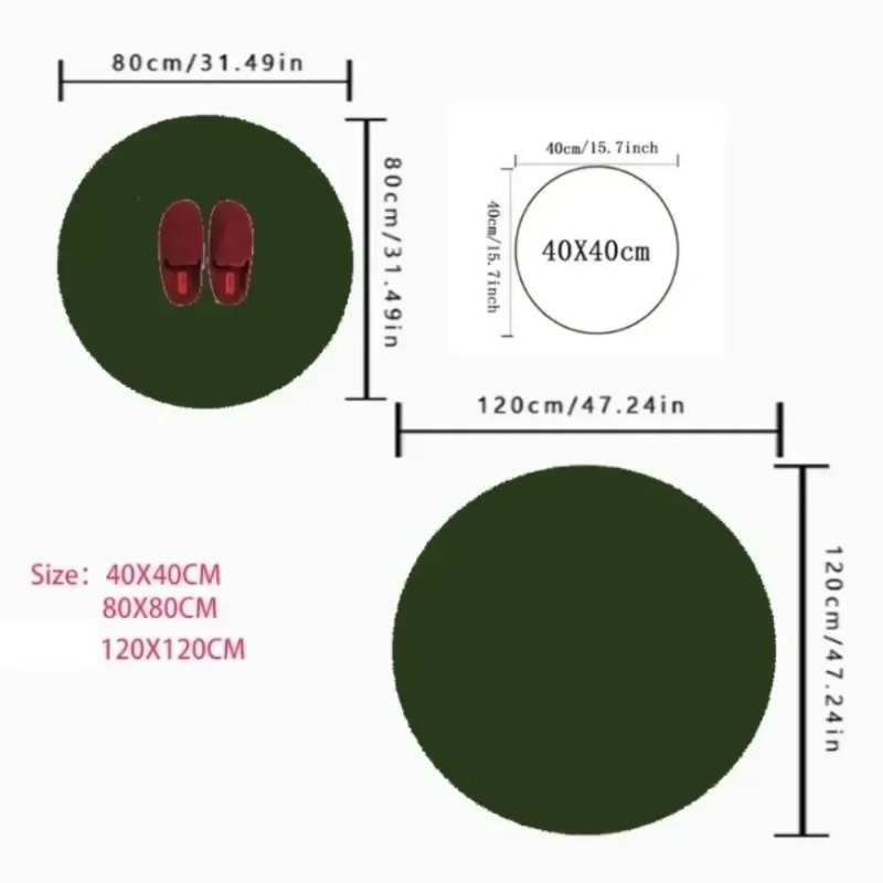   Tapis de sol rond imprimé ca - Commercial Printing Format avis et prix
