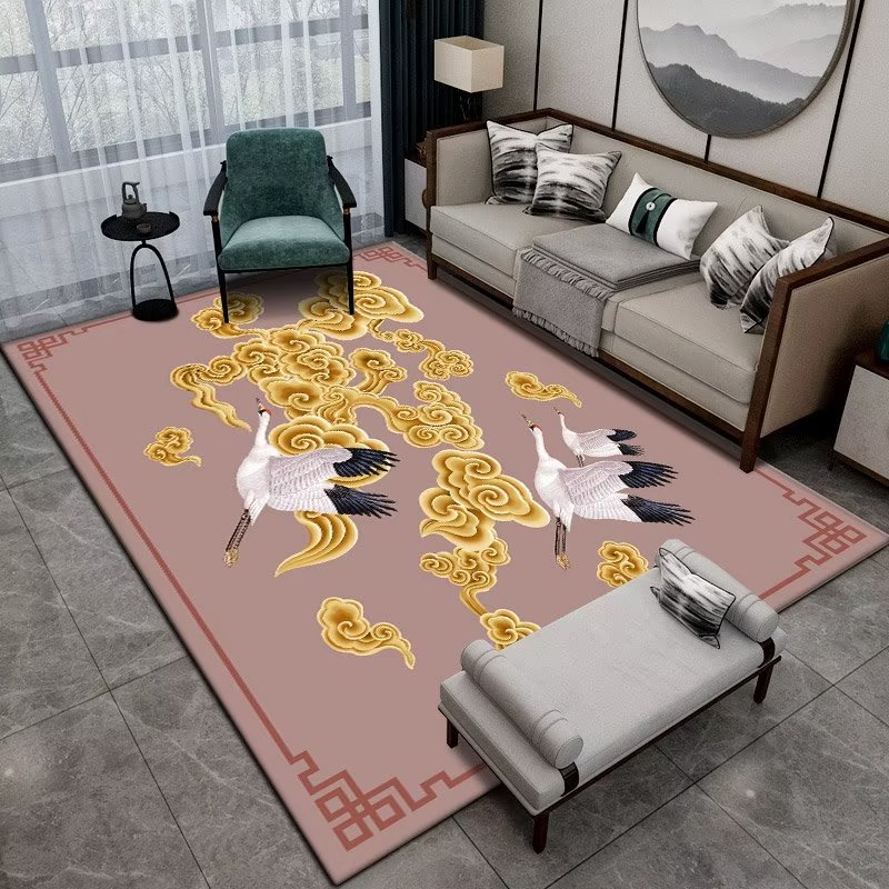 Tapis floral de style chinois  - Commercial Fabric Printing avis et prix