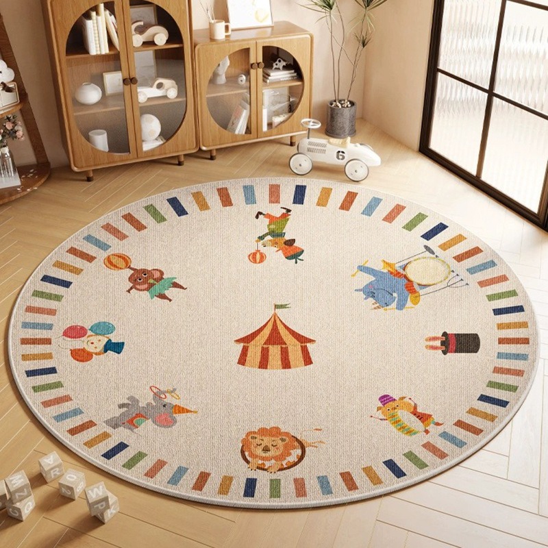 Tapis rond antidérapant avec i - Commercial Printing Format avis et prix