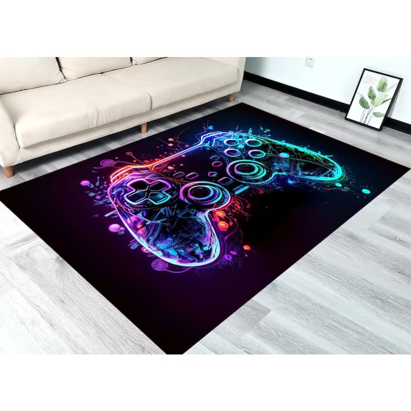 Tapis de jeu Neon Glow, tapis  - Commercial Printing Usa avis et prix