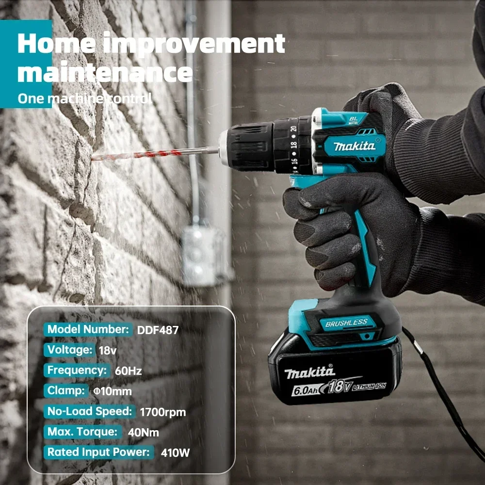 Makita DDF487 Tournevis sans f - Makita Drill Ddf484 avis et prix